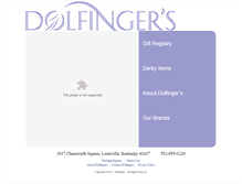 Tablet Screenshot of dolfingers.com